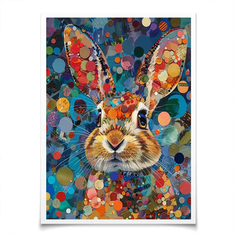 Vivid Hare Art Print