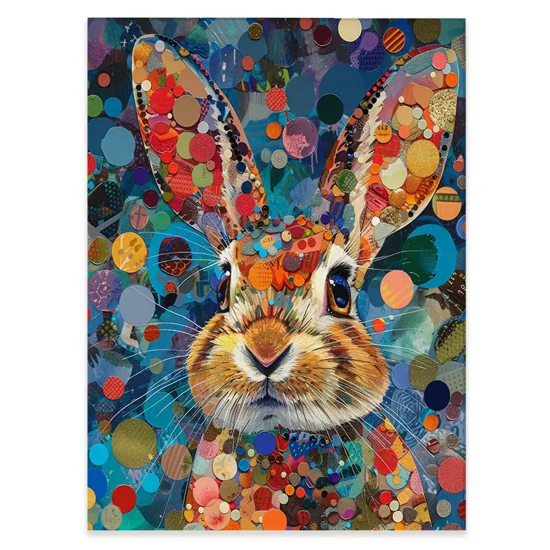 Vivid Hare Canvas Print