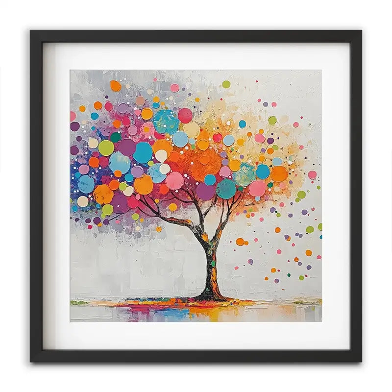 Vivid Tree Framed Art Print