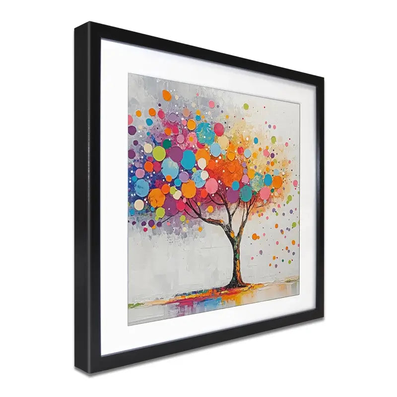 Vivid Tree Framed Art Print