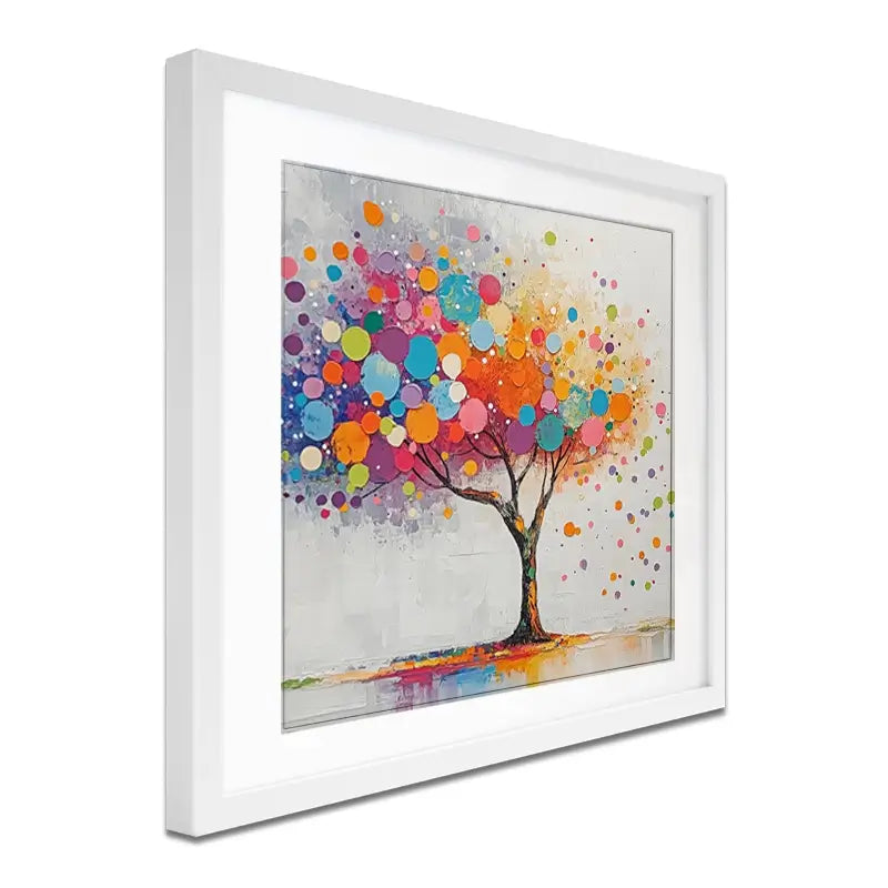 Vivid Tree Framed Art Print