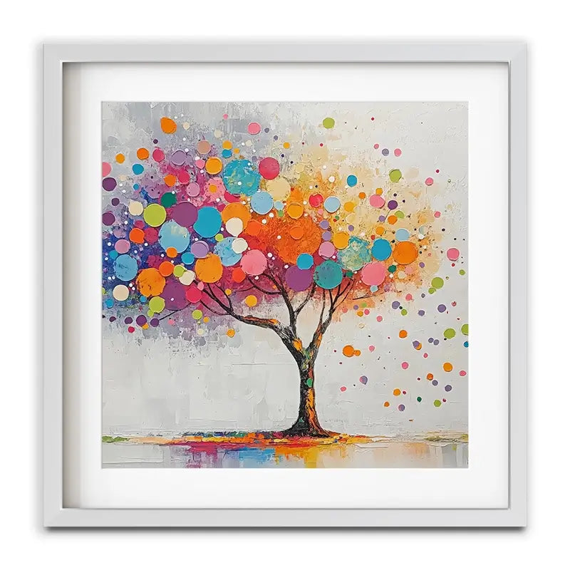 Vivid Tree Framed Art Print