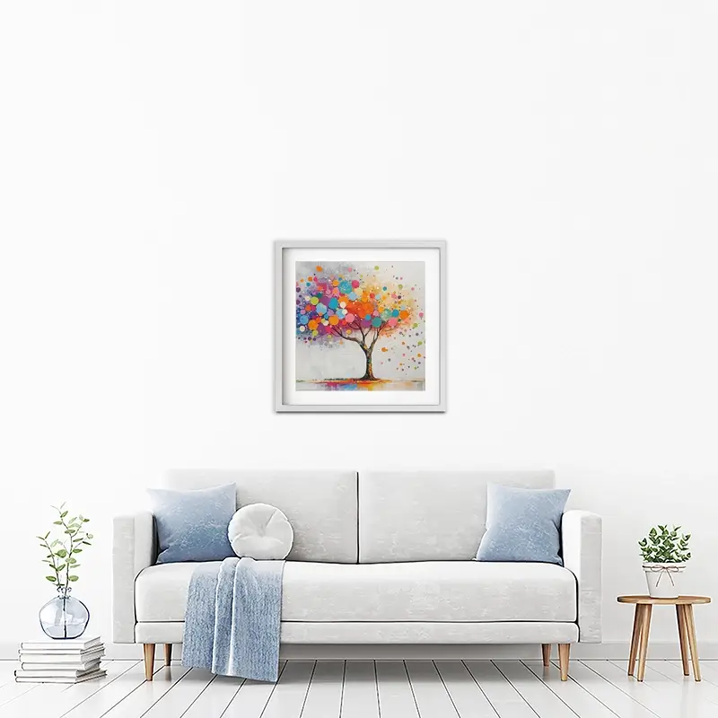 Vivid Tree Framed Art Print