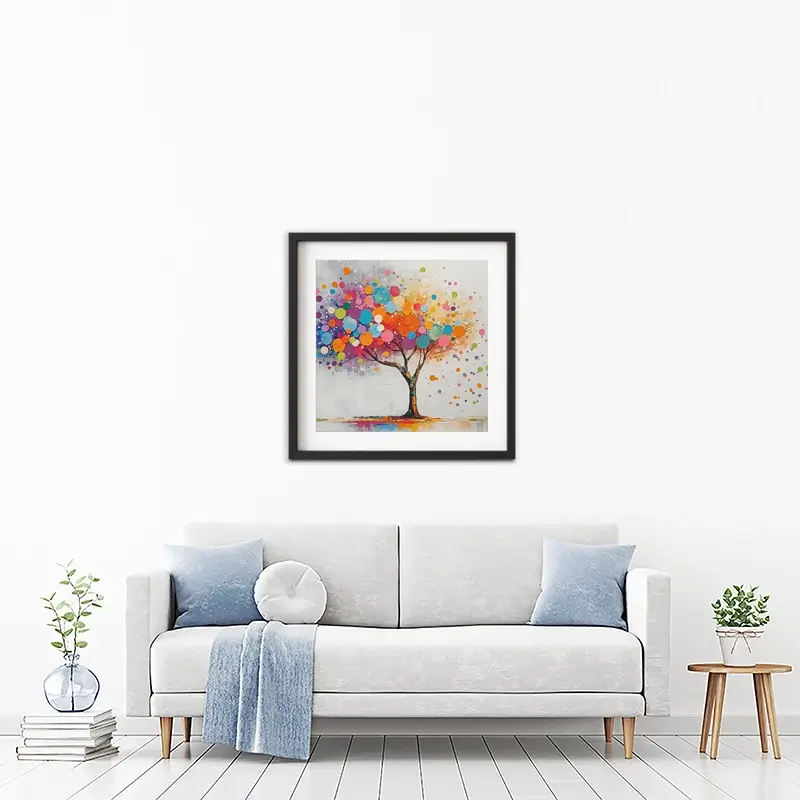 Vivid Tree Framed Art Print