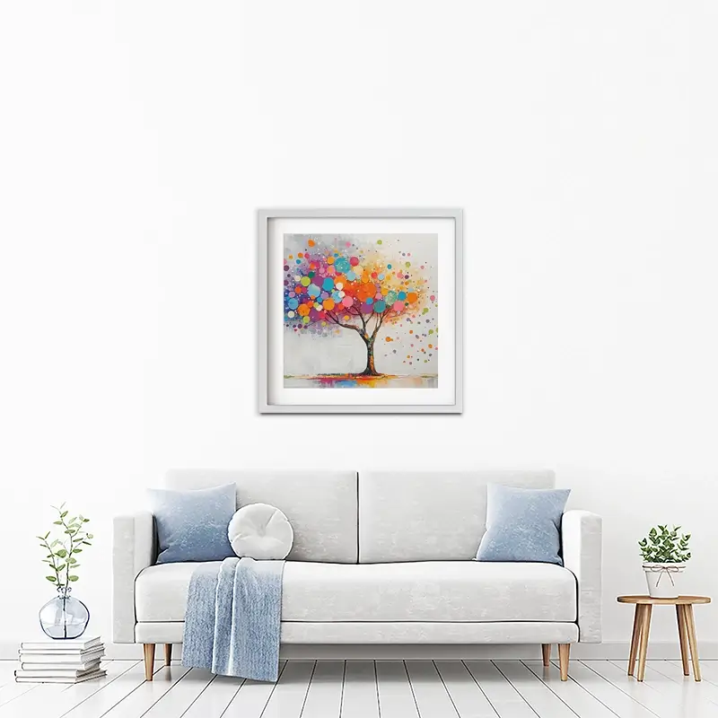 Vivid Tree Framed Art Print