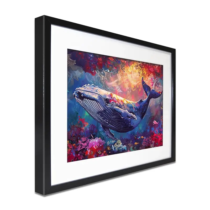 Whale Of A Time Framed Art Print