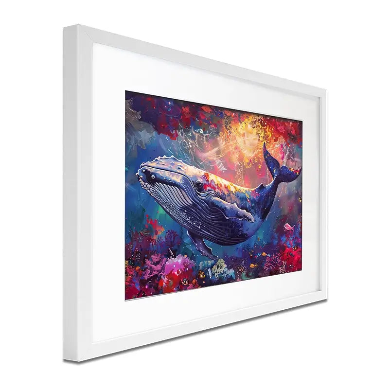 Whale Of A Time Framed Art Print