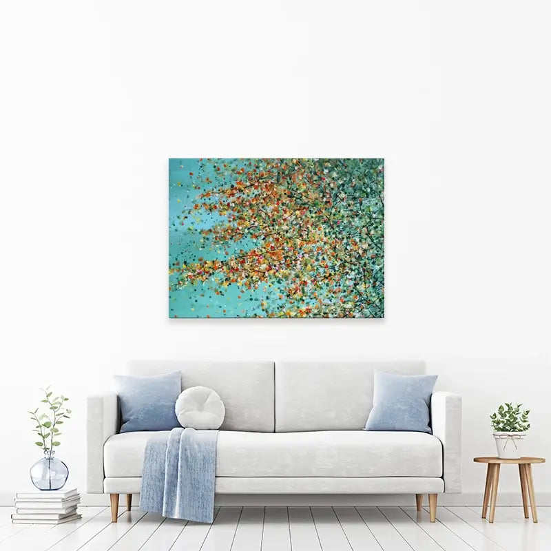 The Top Of Autumn Canvas Print