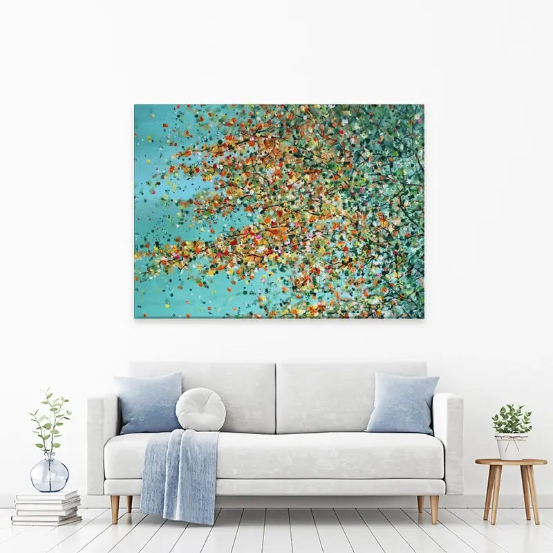 The Top Of Autumn Canvas Print