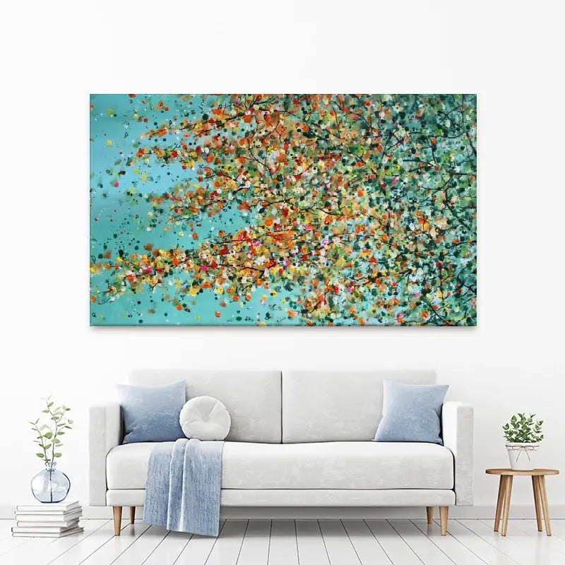 The Top Of Autumn Canvas Print