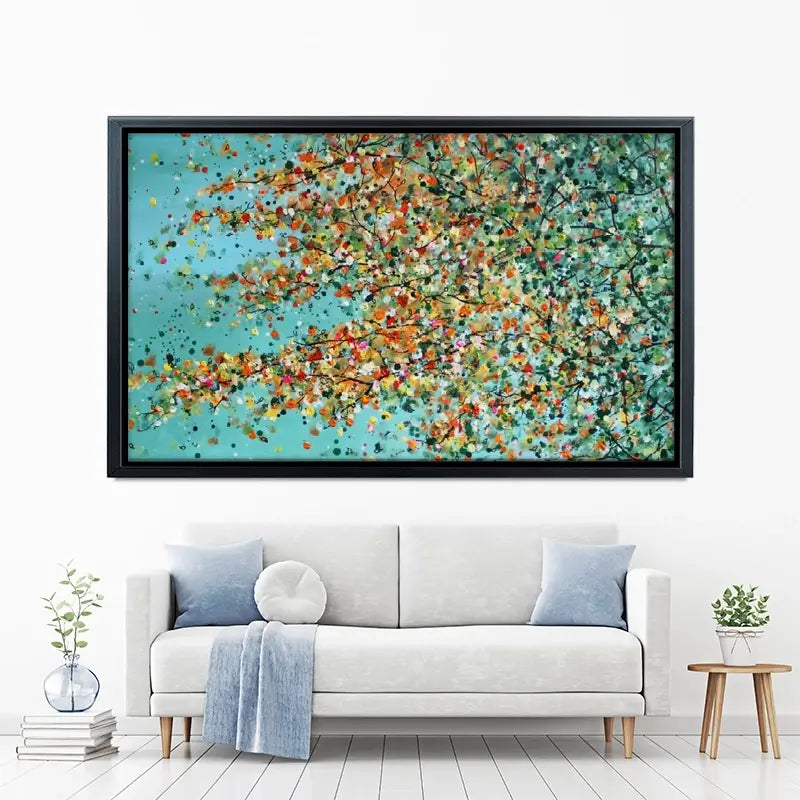 The Top Of Autumn Canvas Print