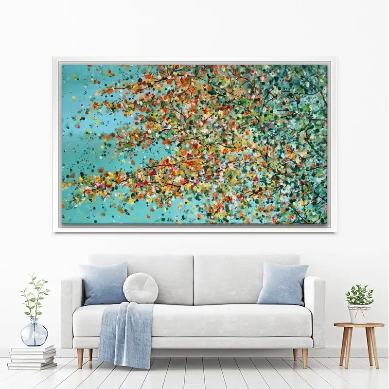 The Top Of Autumn Canvas Print