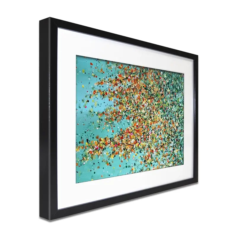 The Top Of Autumn Framed Art Print