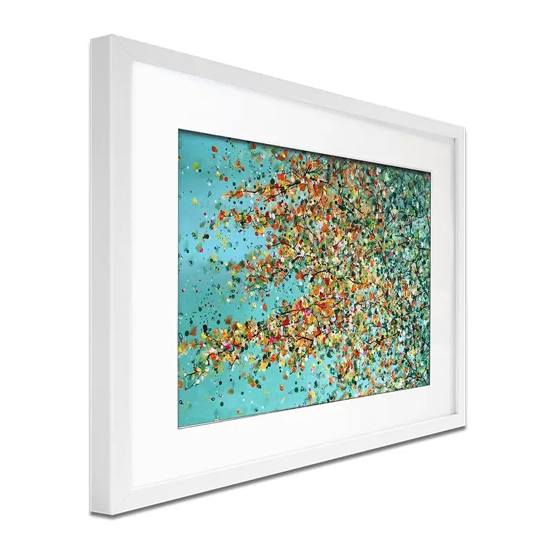 The Top Of Autumn Framed Art Print