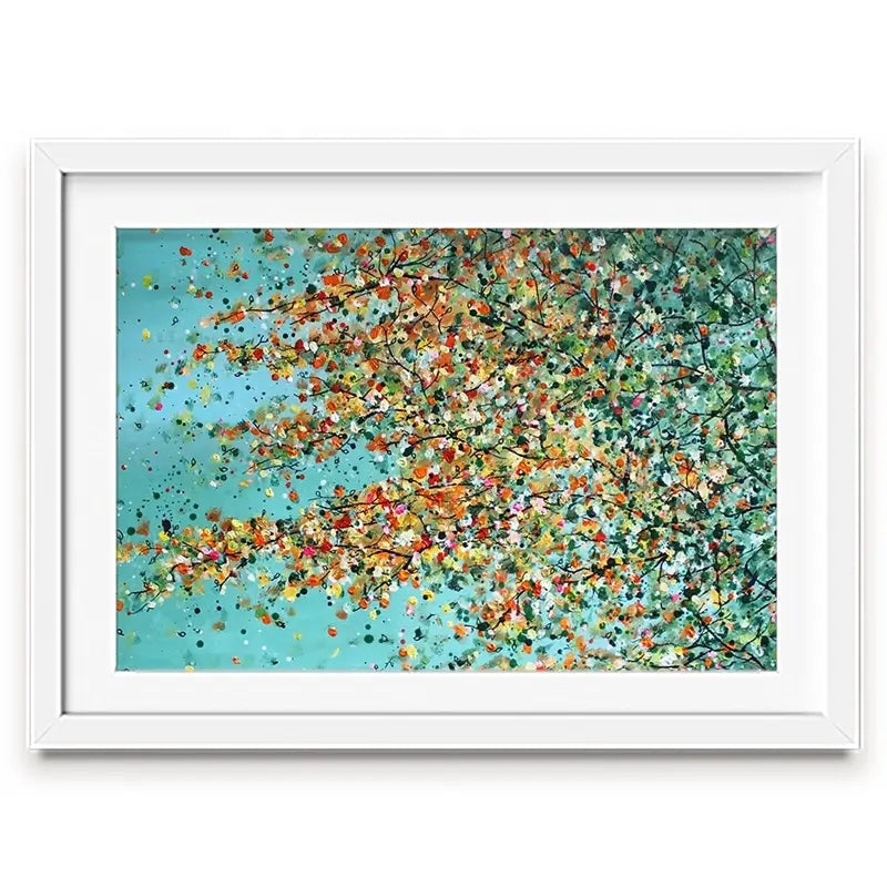 The Top Of Autumn Framed Art Print