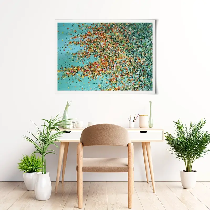 The Top Of Autumn Art Print