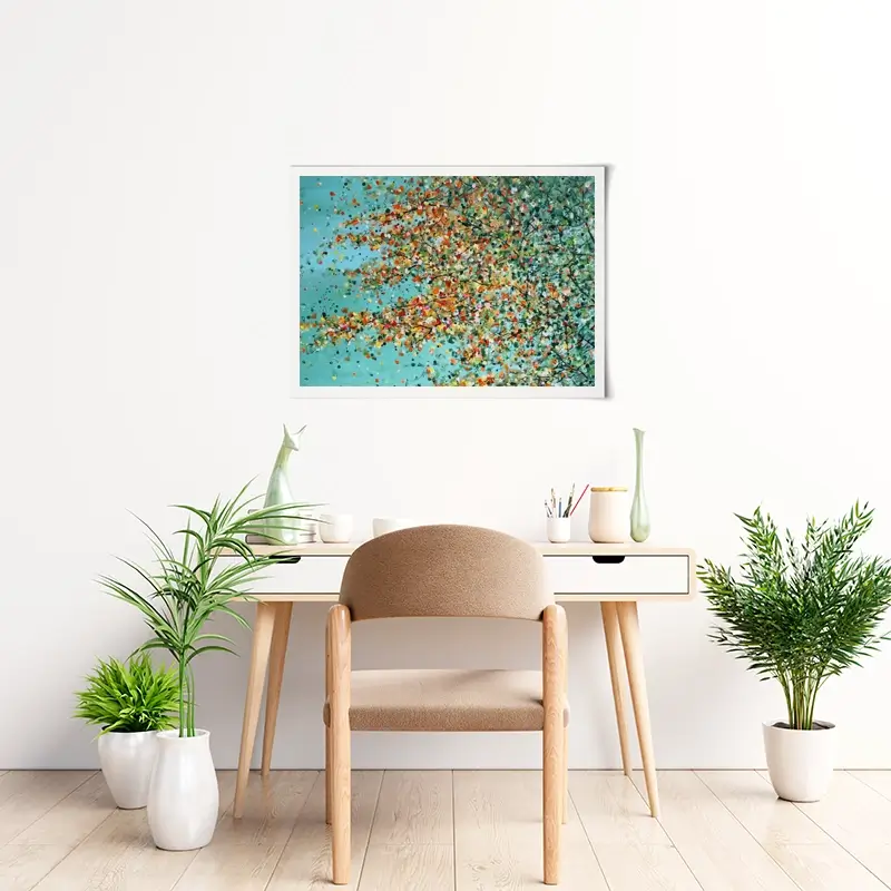 The Top Of Autumn Art Print