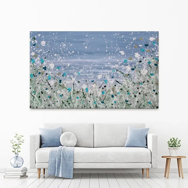 Wild Winter Sea Canvas Print