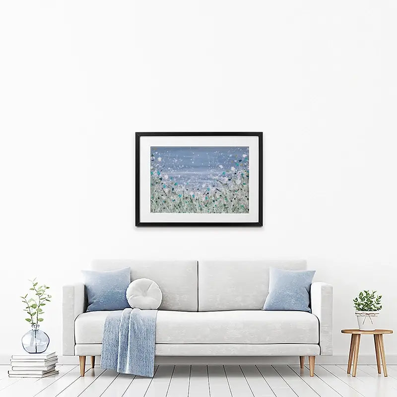 Wild Winter Sea Framed Art Print