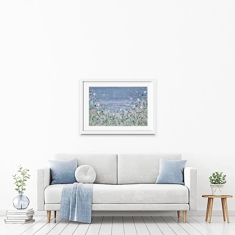 Wild Winter Sea Framed Art Print