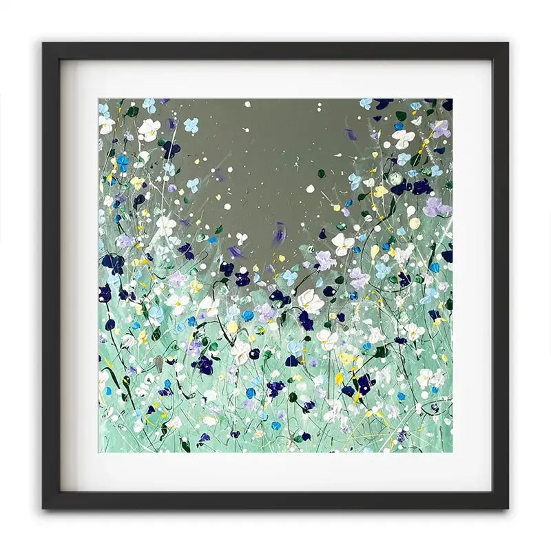 Night Flurry Framed Art Print