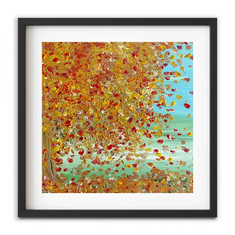 October Palette Framed Art Print