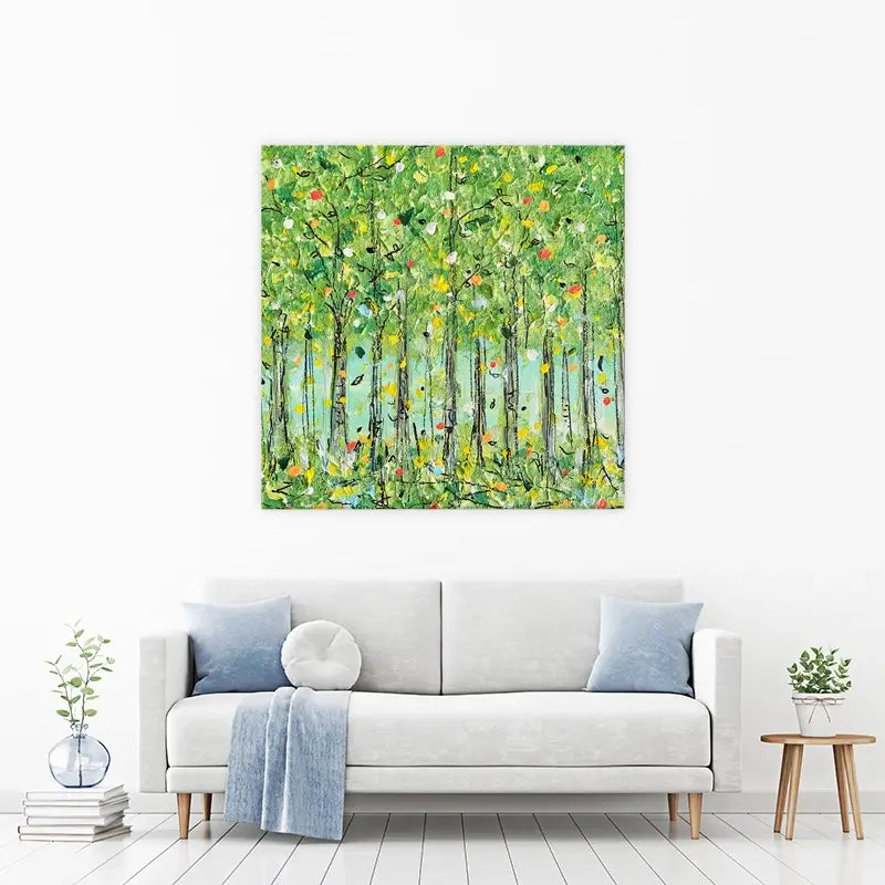 Springtime Forest Canvas Print