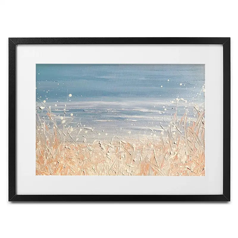 Winter Sea Framed Art Print