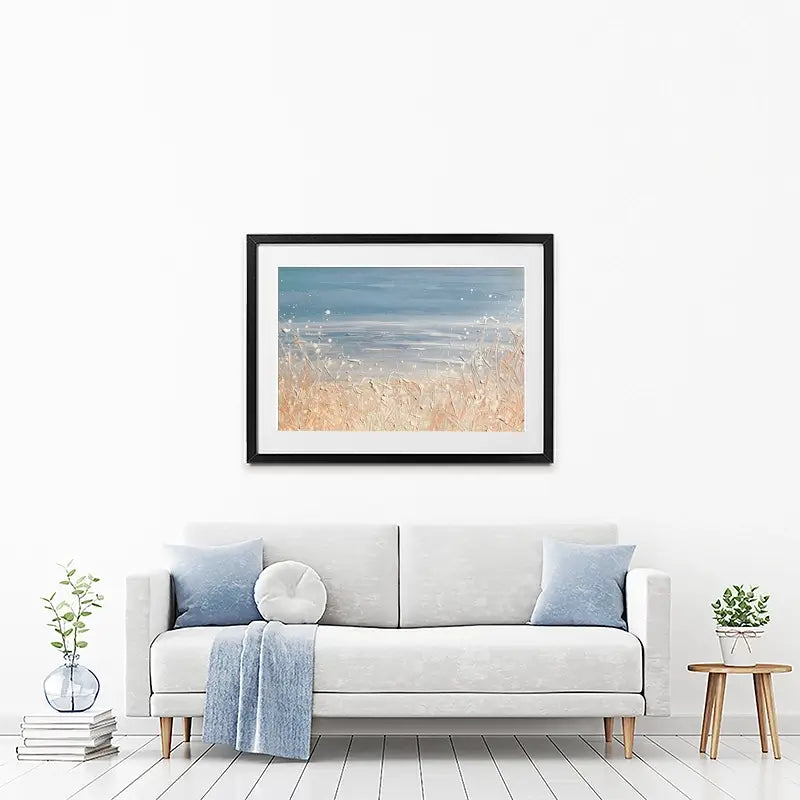 Winter Sea Framed Art Print