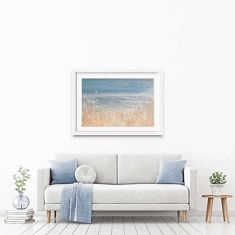 Winter Sea Framed Art Print