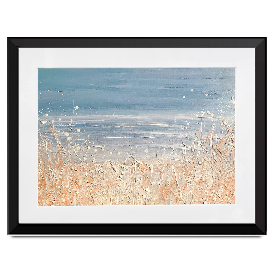 Winter Sea Framed Art Print