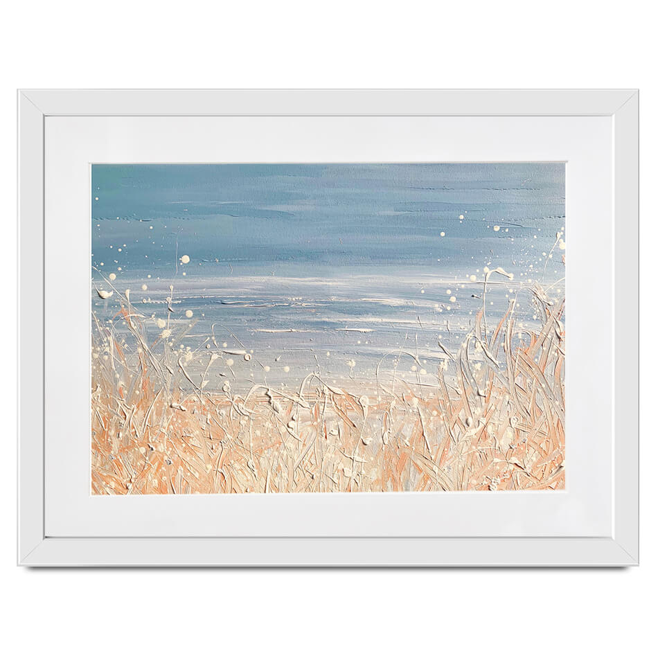 Winter Sea Framed Art Print