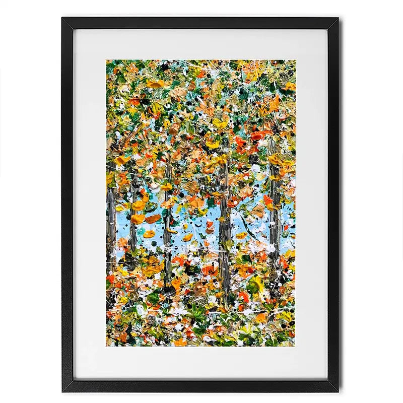 Trees In Autumn Framed Art Print