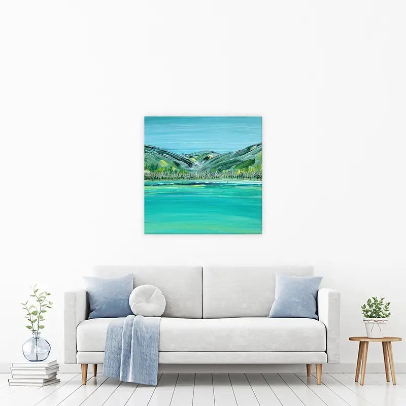 Distant Hills Canvas Print