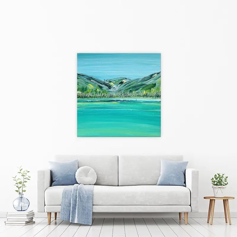 Distant Hills Canvas Print