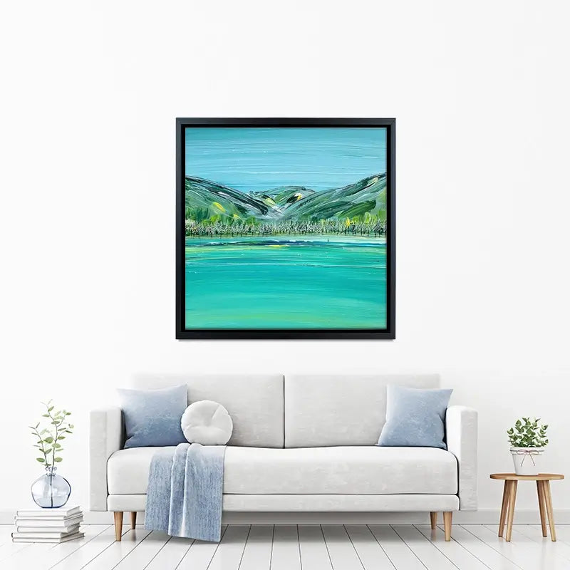 Distant Hills Canvas Print