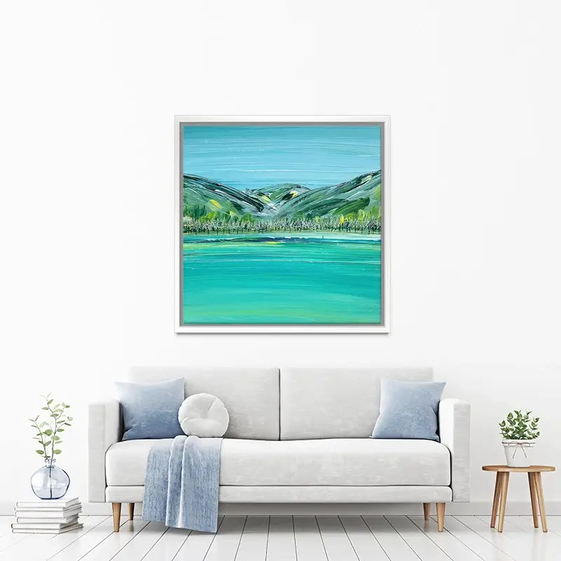 Distant Hills Canvas Print