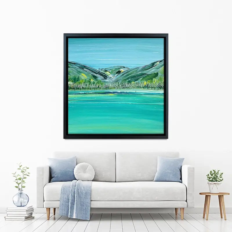 Distant Hills Canvas Print