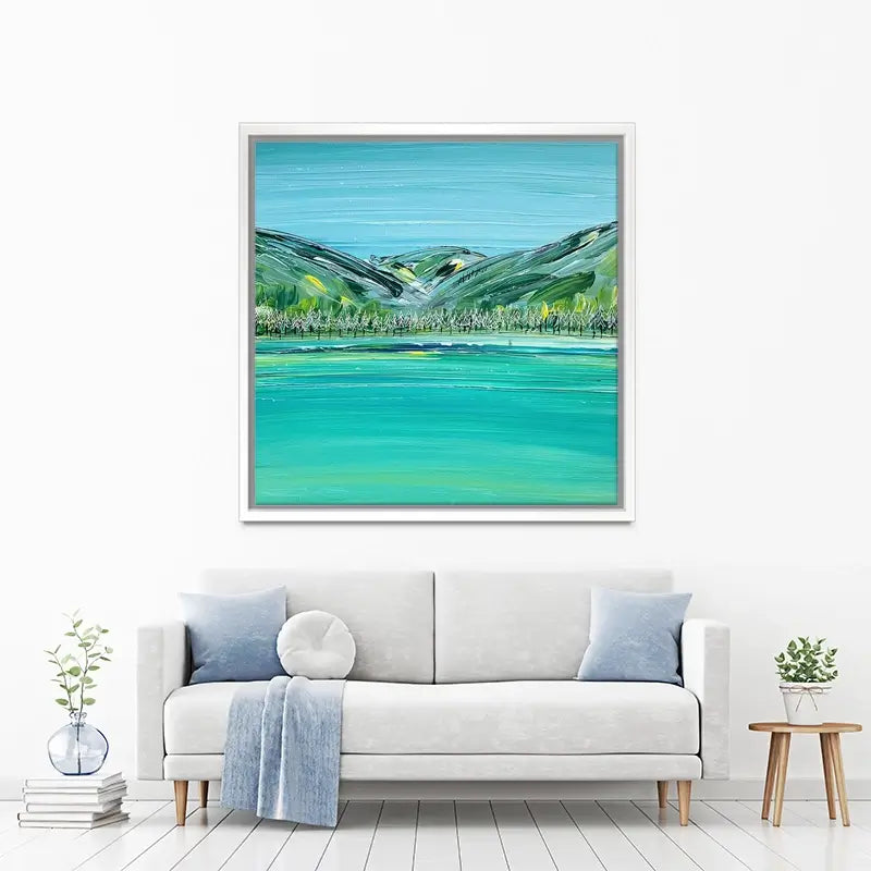 Distant Hills Canvas Print