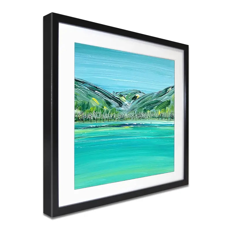 Distant Hills Framed Art Print