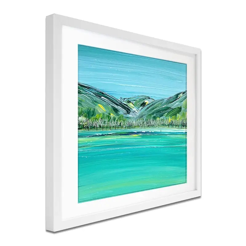 Distant Hills Framed Art Print