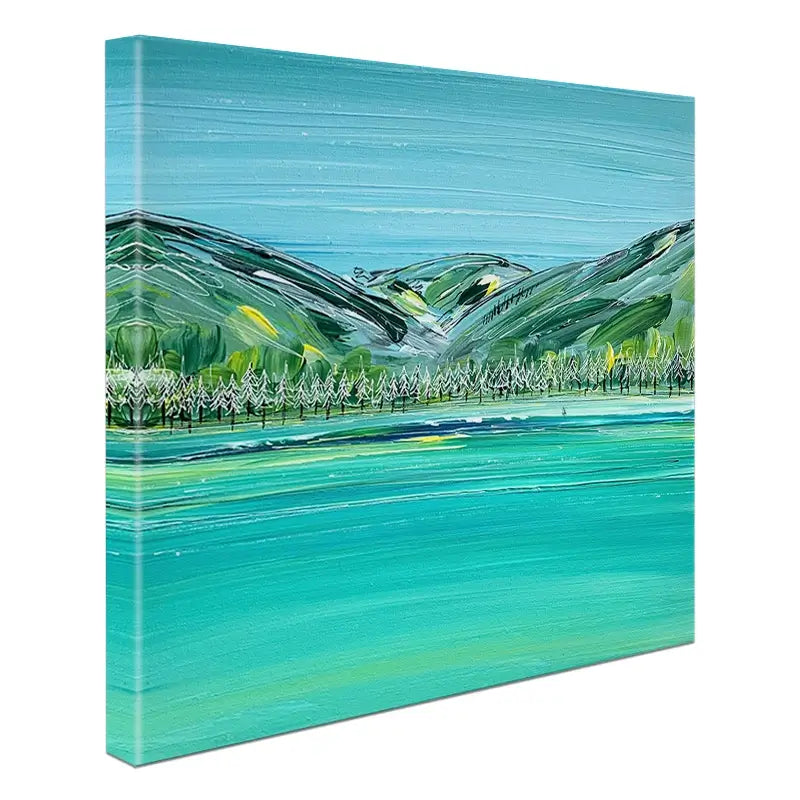 Distant Hills Canvas Print