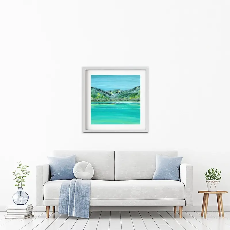 Distant Hills Framed Art Print