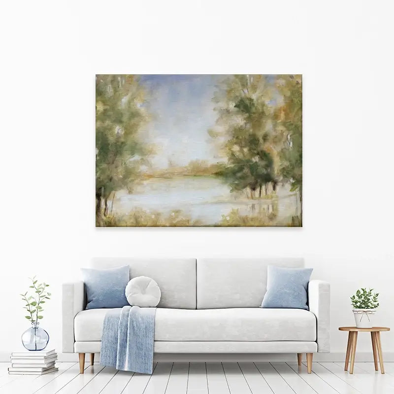 Waterway Grove Canvas Print