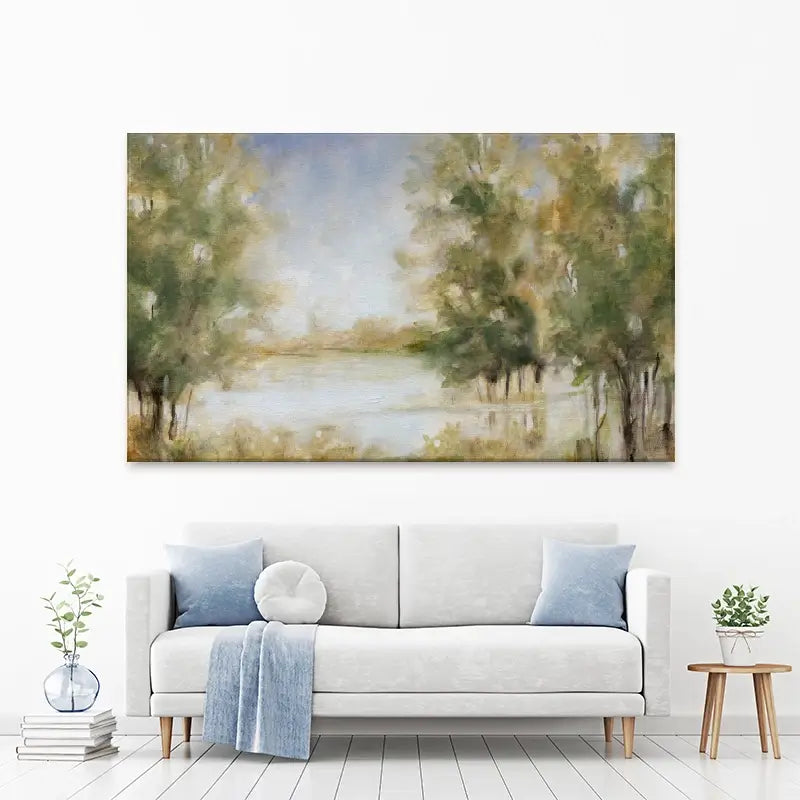 Waterway Grove Canvas Print