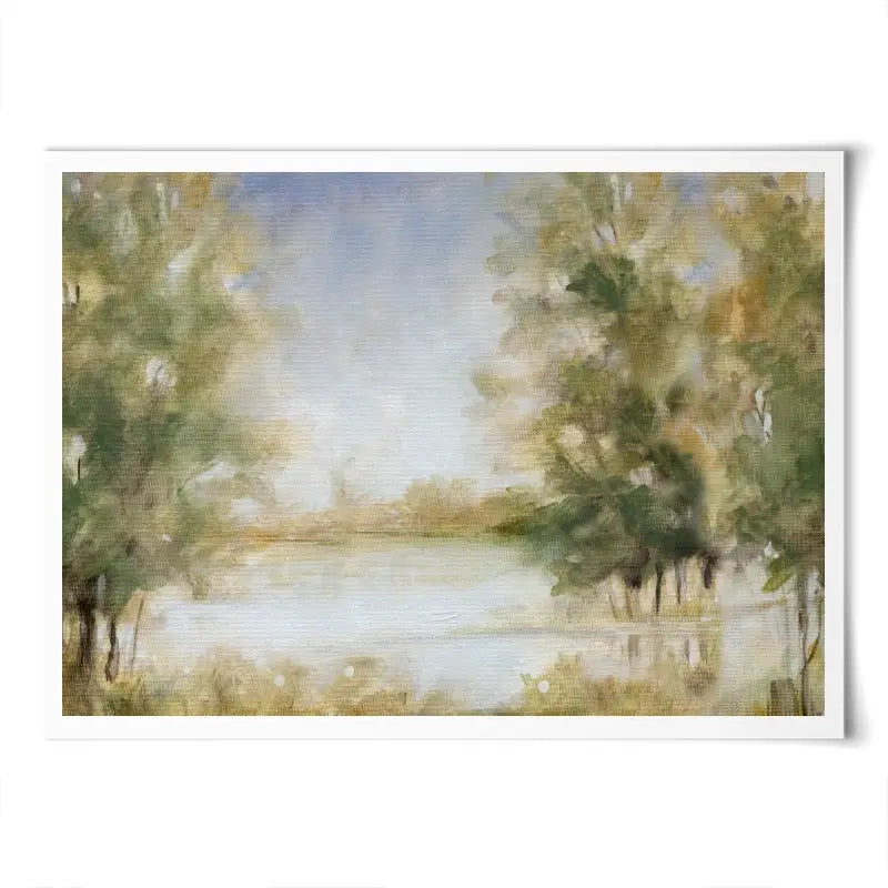 Waterway Grove Art Print