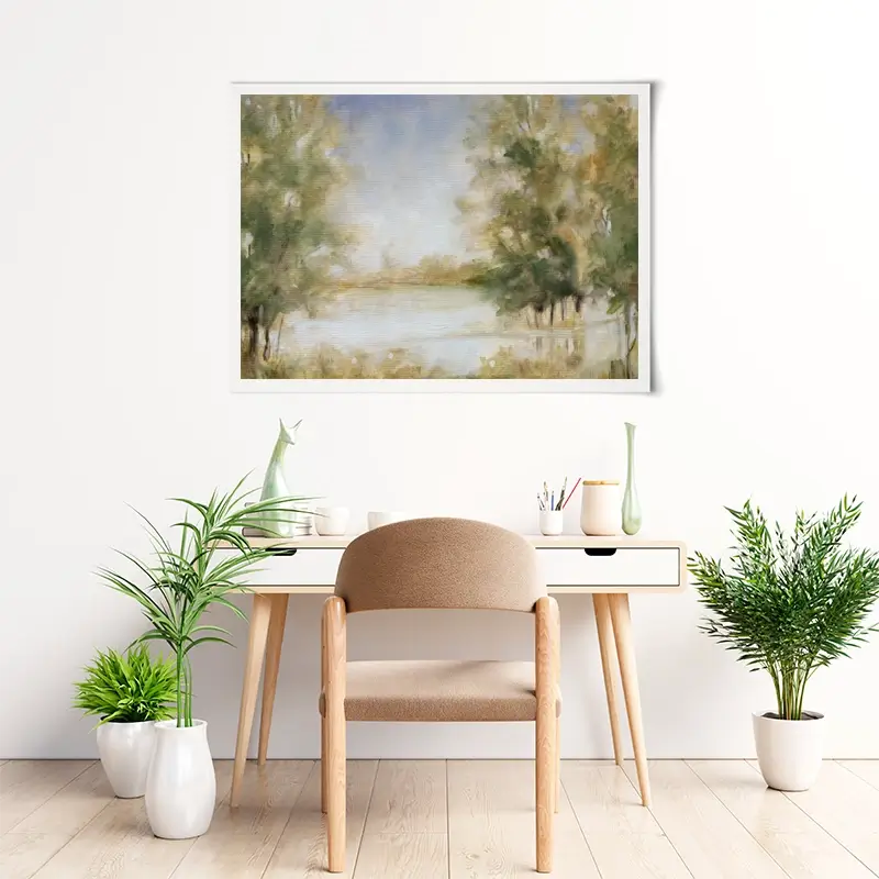 Waterway Grove Art Print