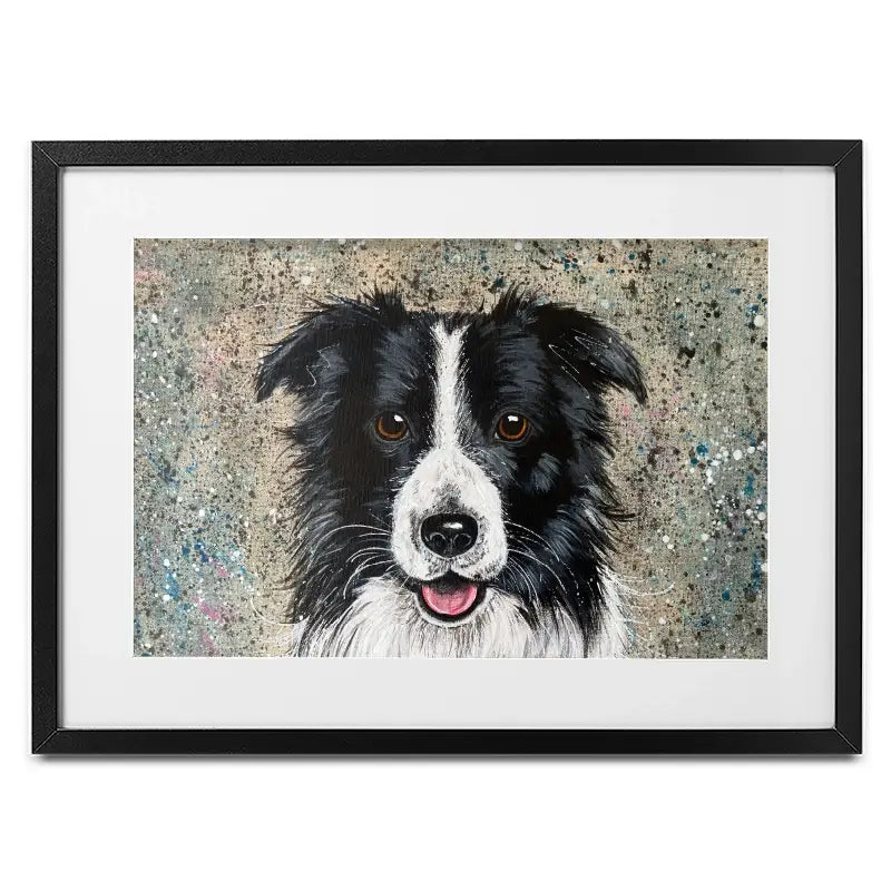 Border Collie Framed Art Print