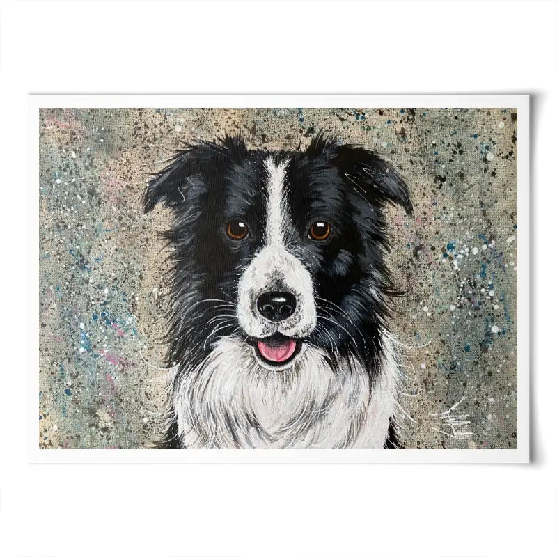 Border Collie Art Print