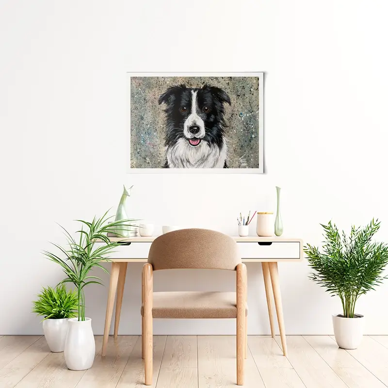 Border Collie Art Print